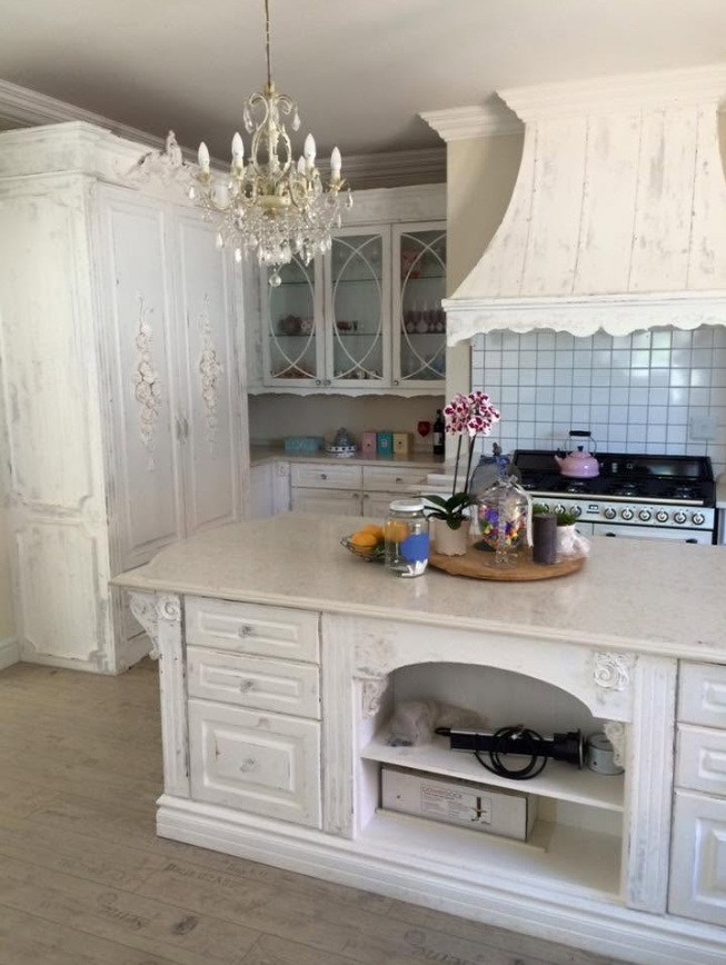 Distressed French Country Kitchen — custom cabinetry by Modern Kitchens & Cupboards